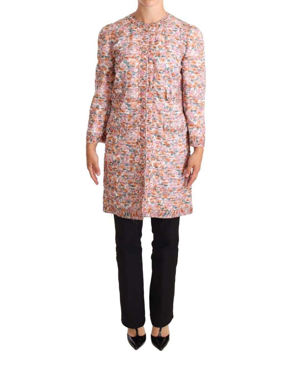 Dolce Gabbana FloralPrint Jacket Long Sleeves Wo - Multicolor main product photo