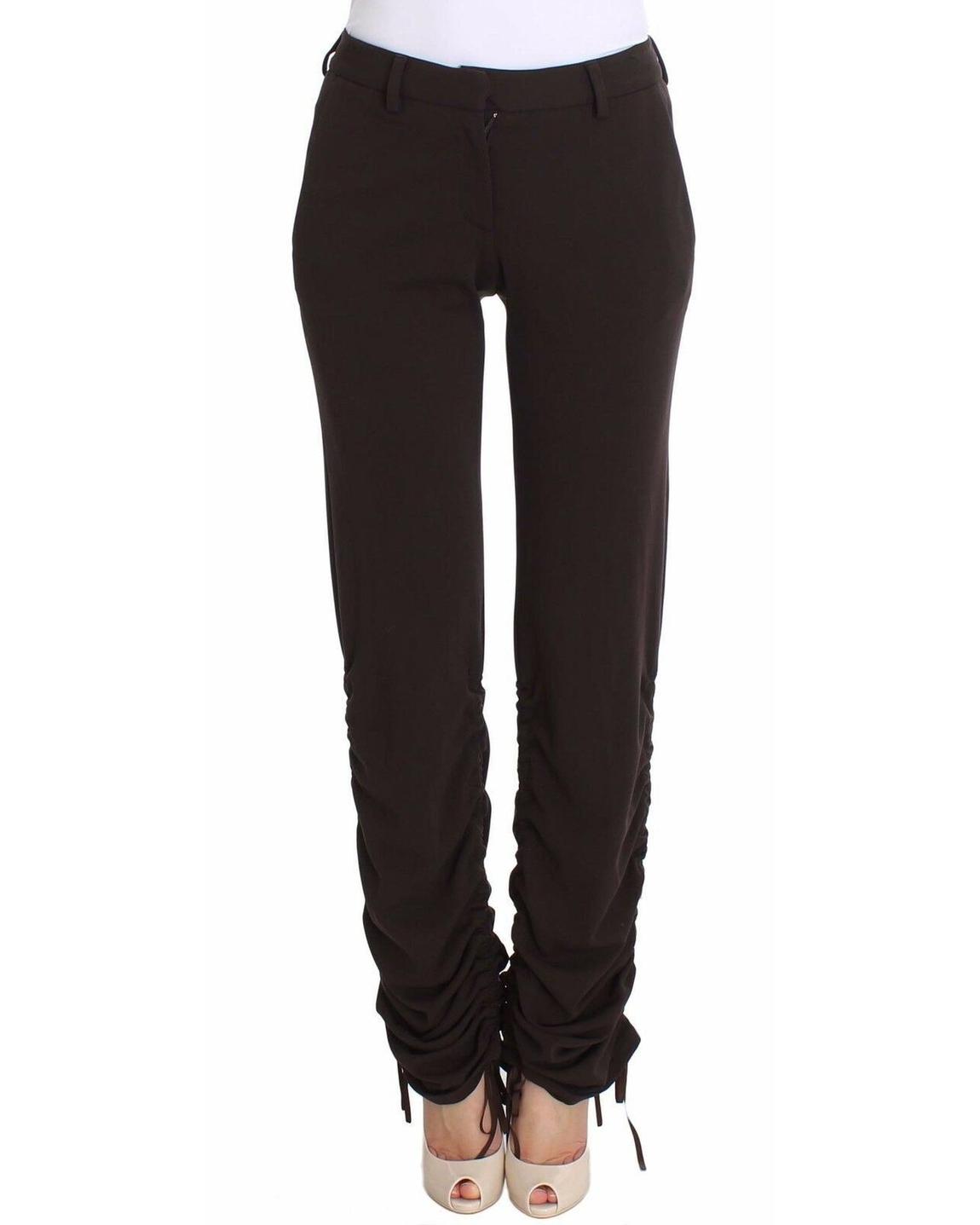 Ruched Cuff Trousers Wo - Blue Jeans main product photo