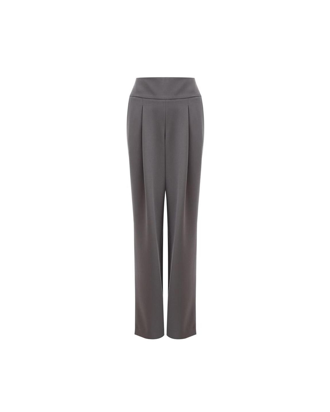 HighWaist StraightLeg Pants - Gray Jeans main product photo