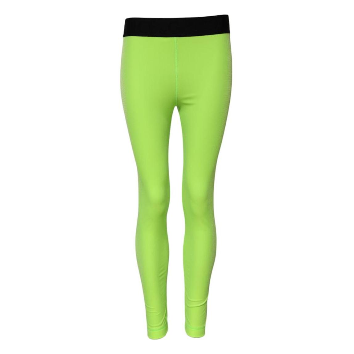Slim Fit High Waist Nylon Leggings Pants Wo - Green Jeans main product photo