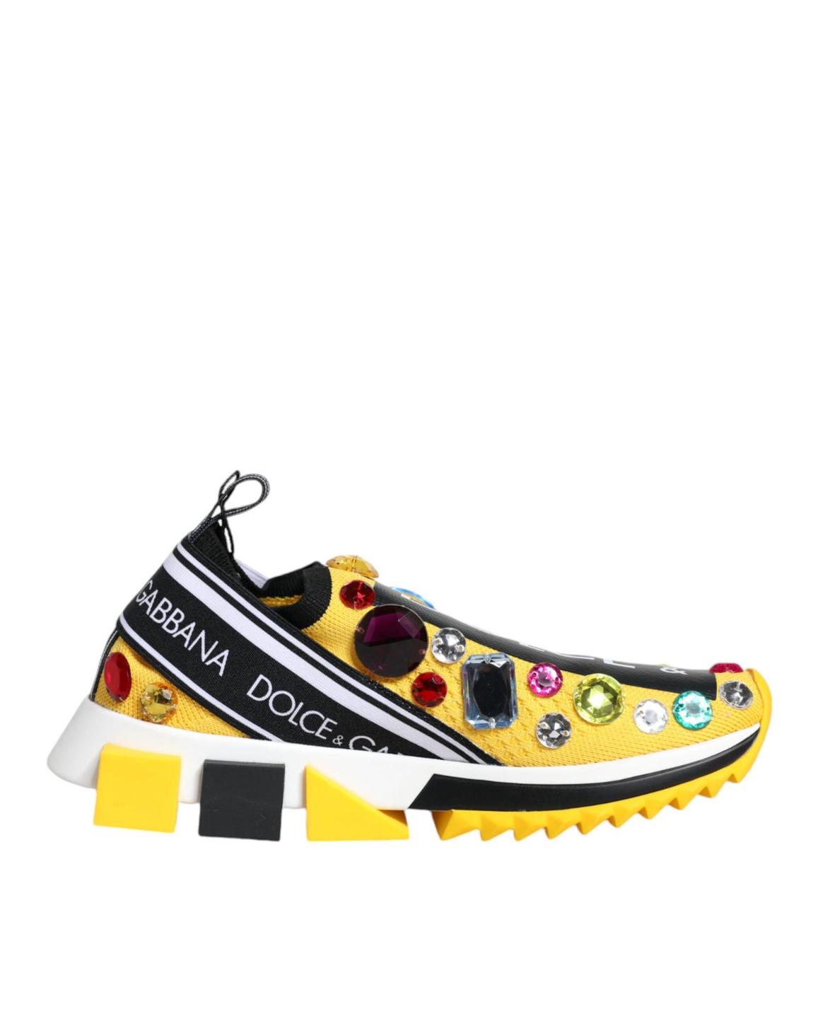 Sorrento Crystals Low Top Sneakers with Rhinestones and Rubber Sole main product photo