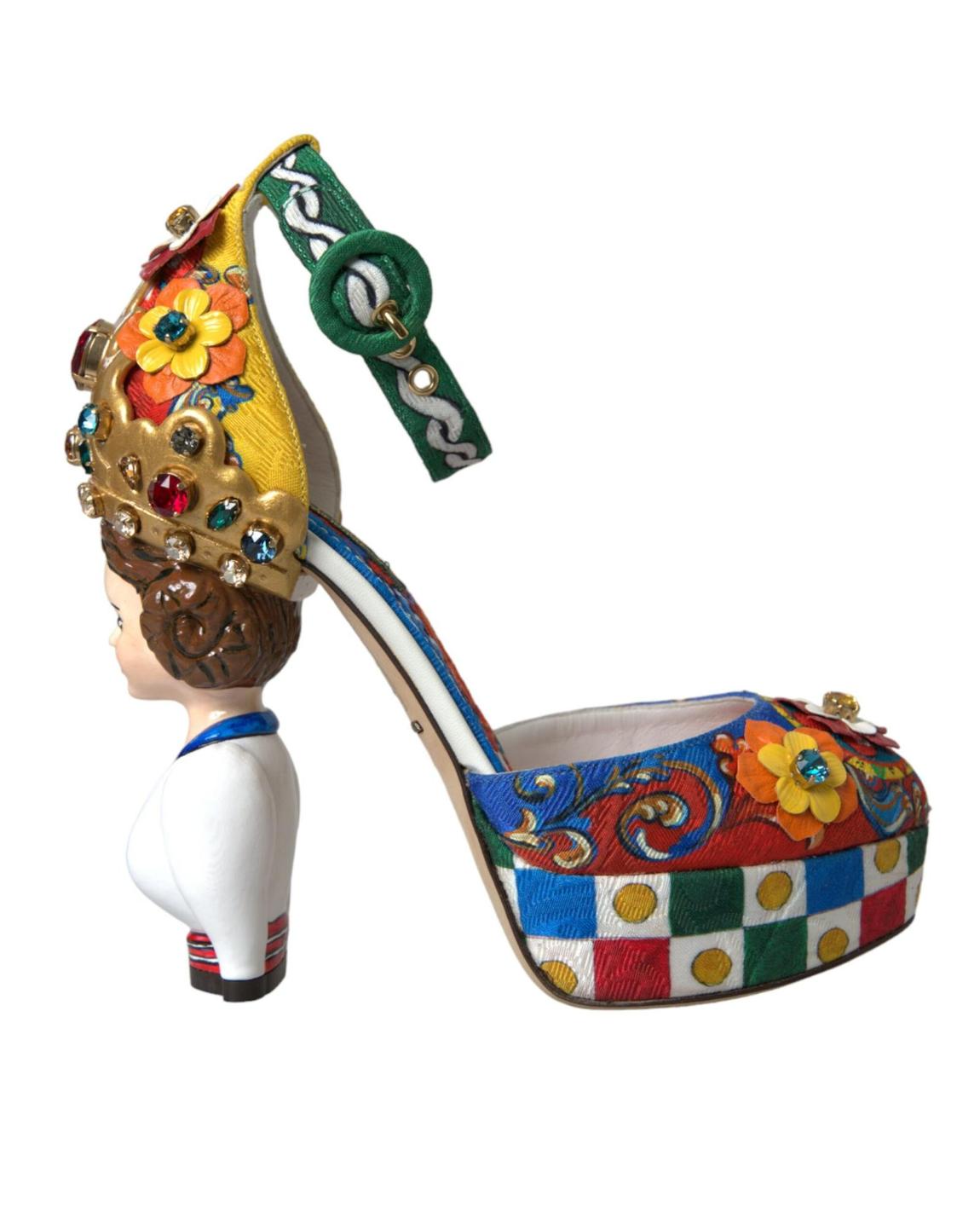 DG Platform Sandal Sicilian Puppet style Wo - Multi main product photo