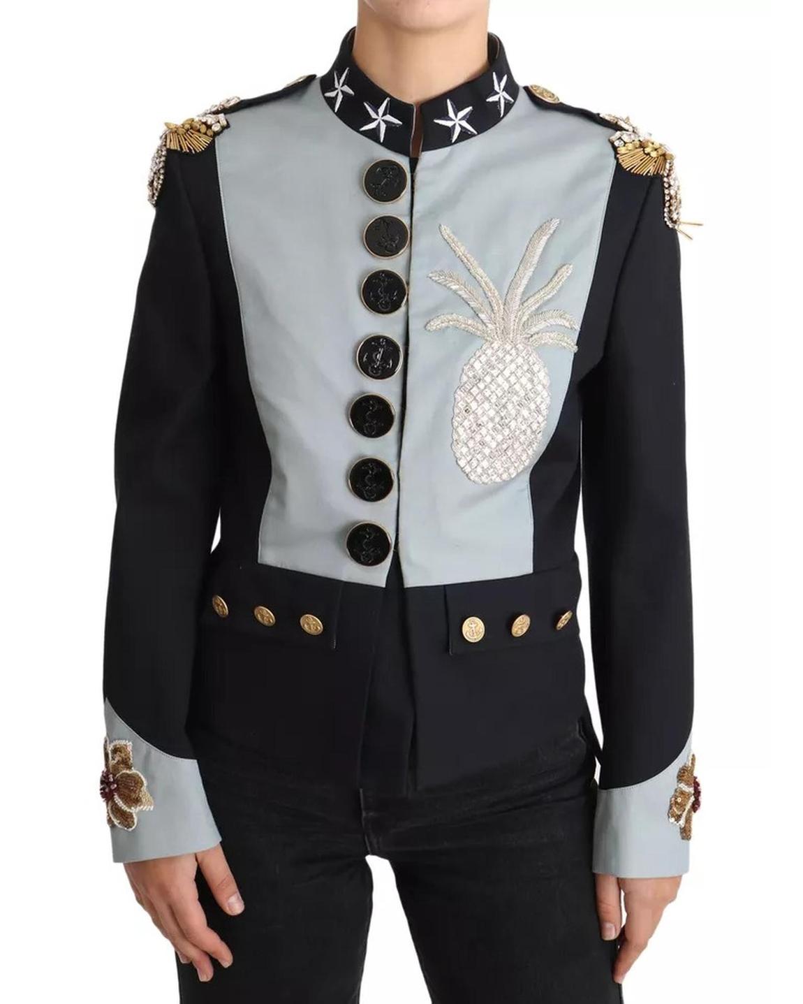 Pineapple Military Jacket Model JKT2413 - Blue Jackets main product photo