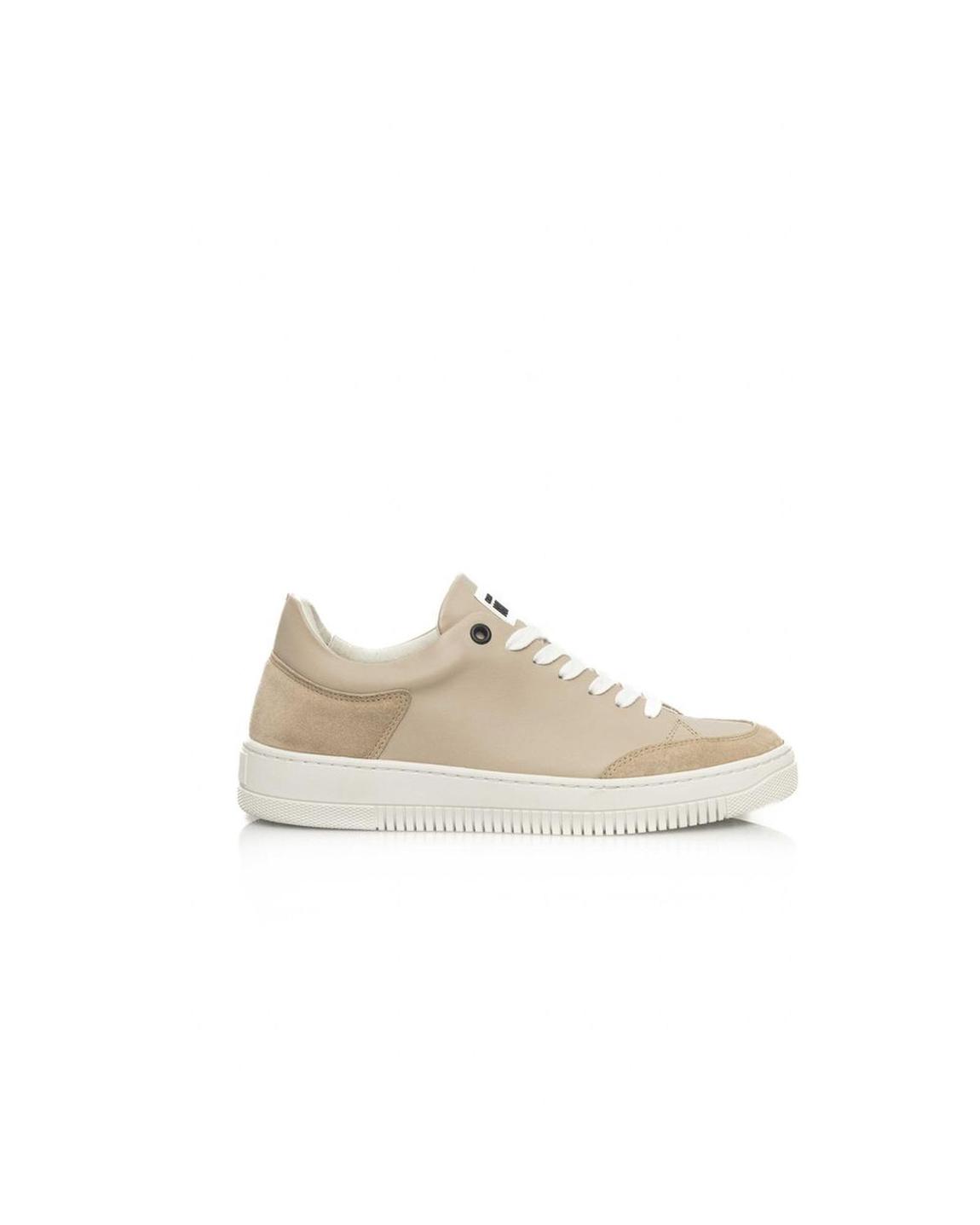 Low Top Sneaker Leather Suede - Beige main product photo