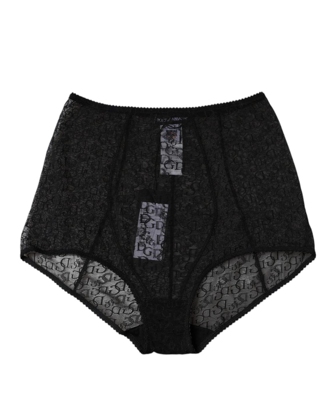 Lace HighWaisted Underwear Wo - Black main product photo