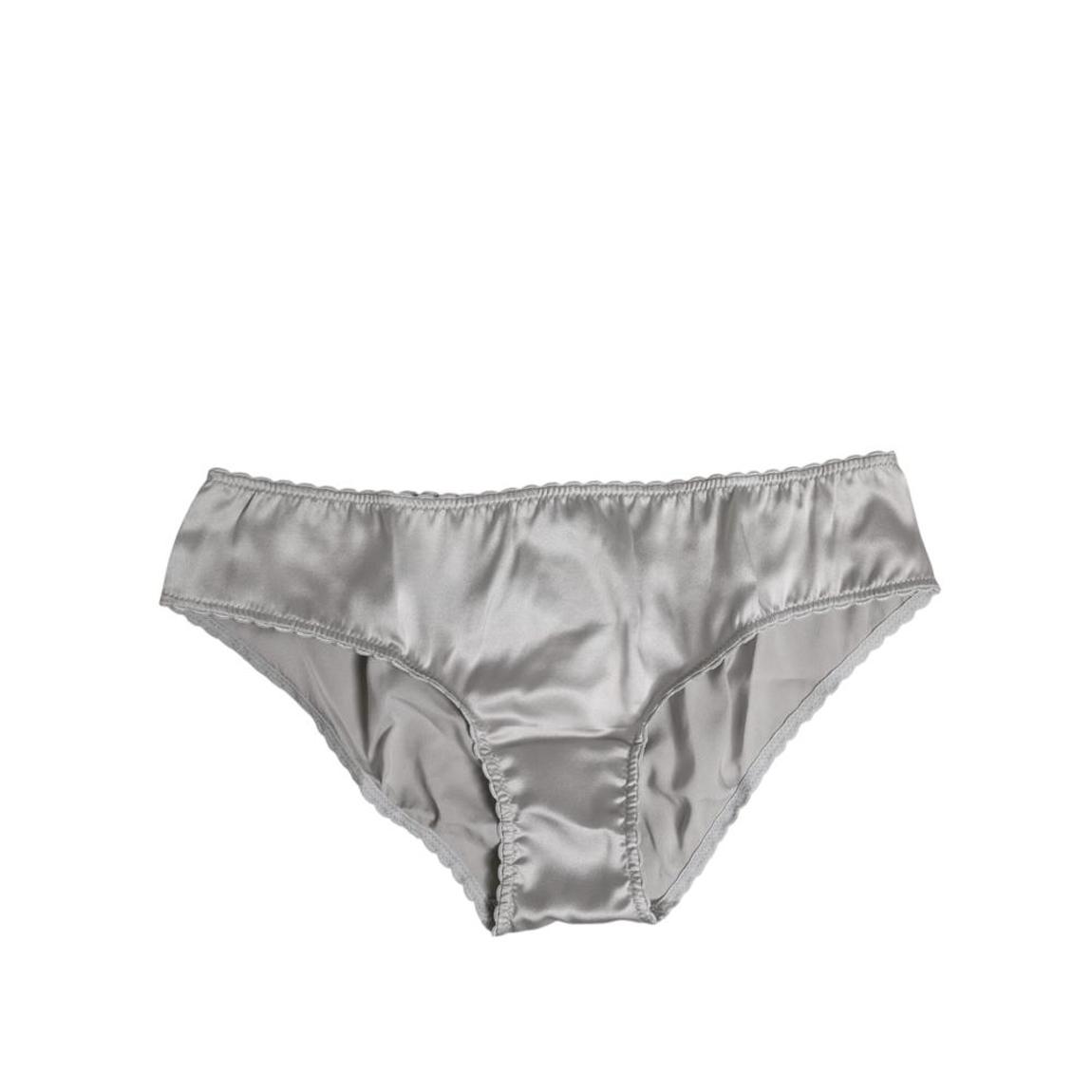 Silk Stretch Low Waist Panty Underwear Wo - Gray main product photo
