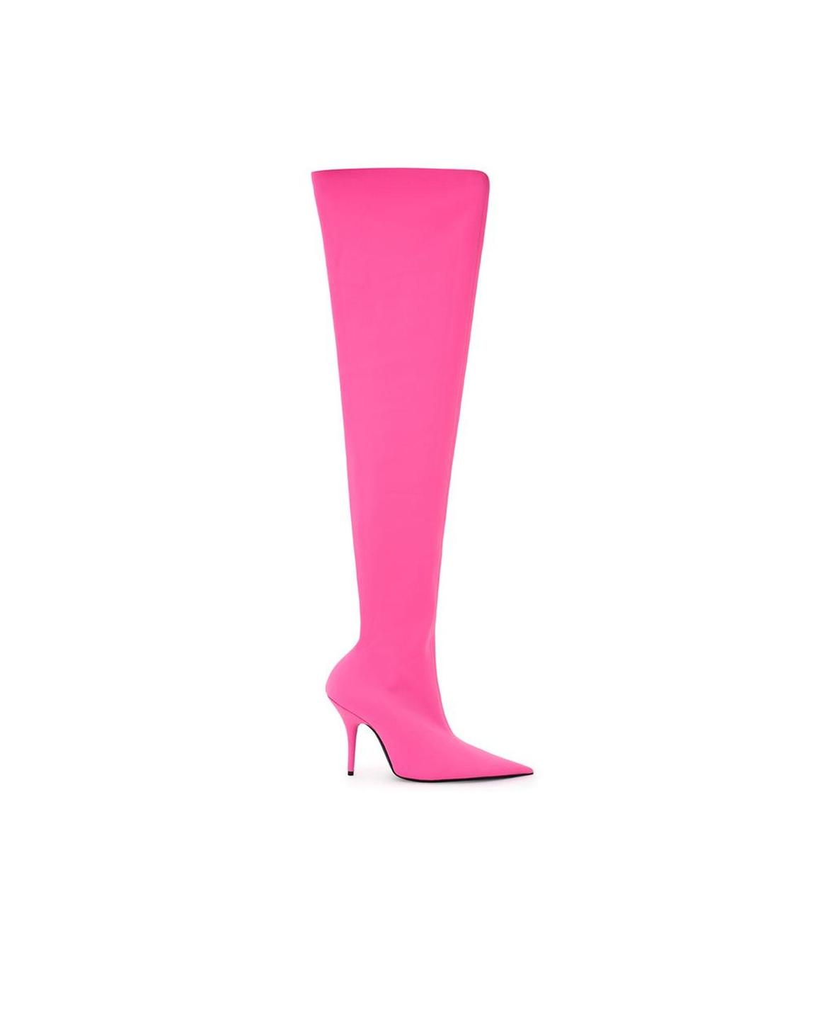 Knife Stretch Boots Pink Stilettos Women main product photo