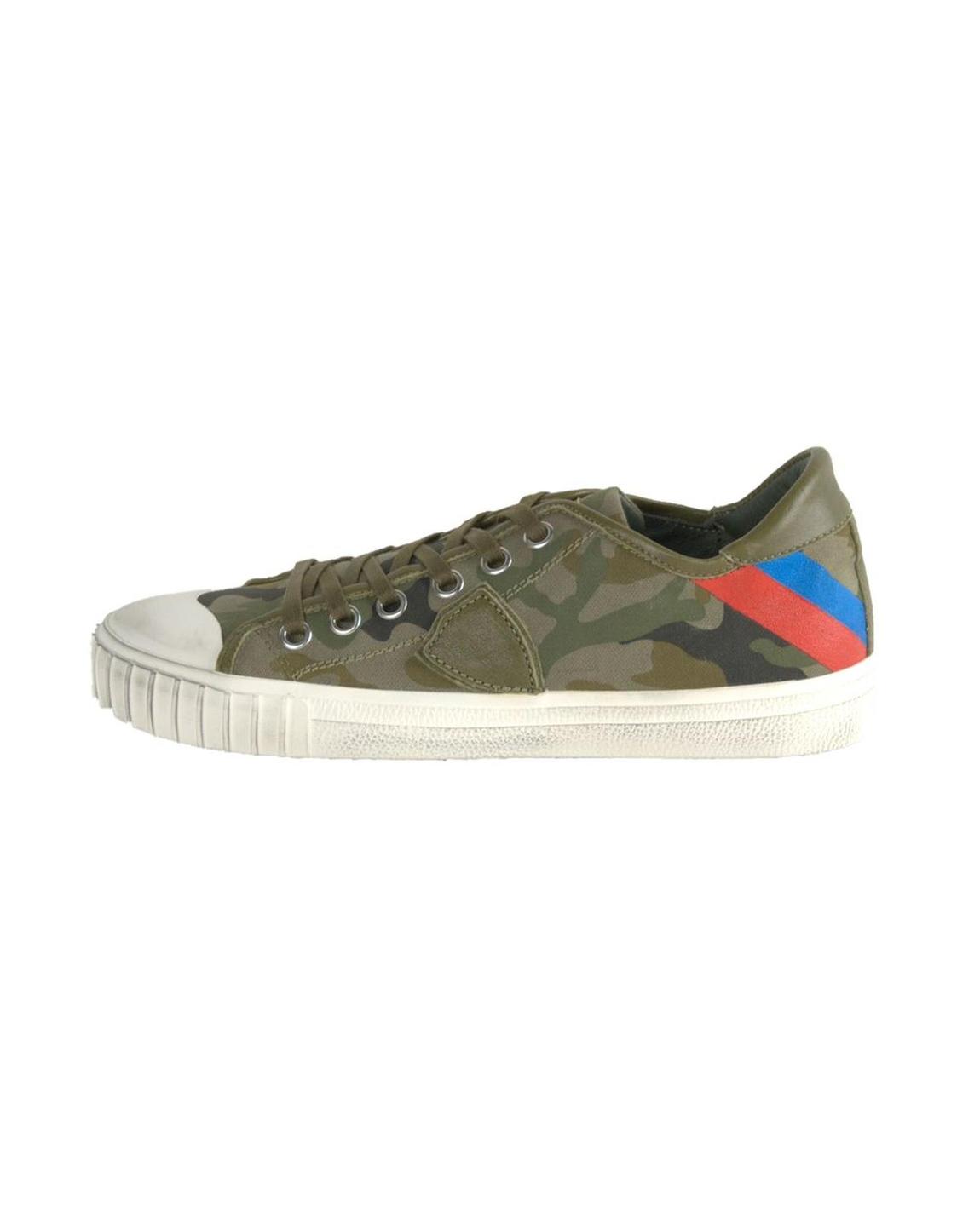 Paris Camouflage Sneakers - Green main product photo