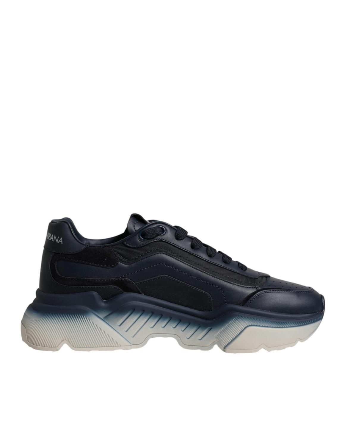Portofino LowTop Leather Sneakers - Navy Blue main product photo