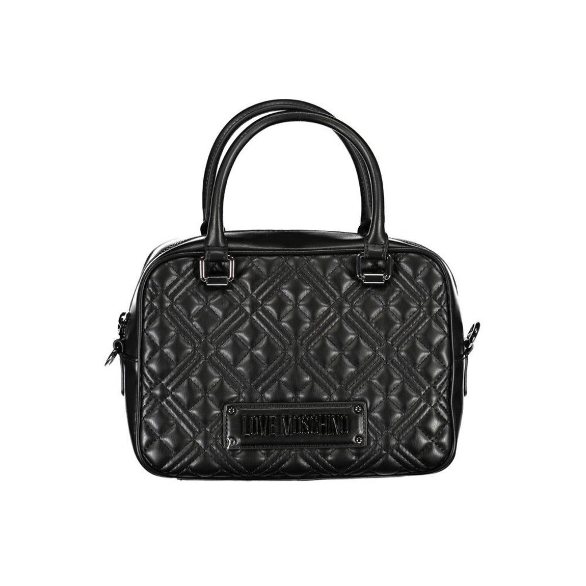 Quilted Satchel Handbag JC4117PP0CKN000A - Black main product photo