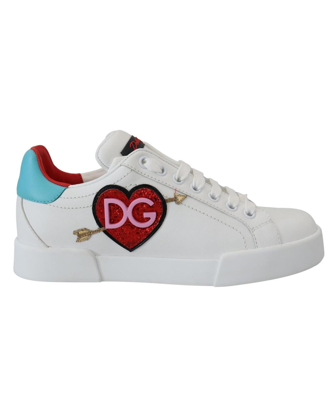Dolce Gabbana Sneakers Heart DG LA10093 - White main product photo