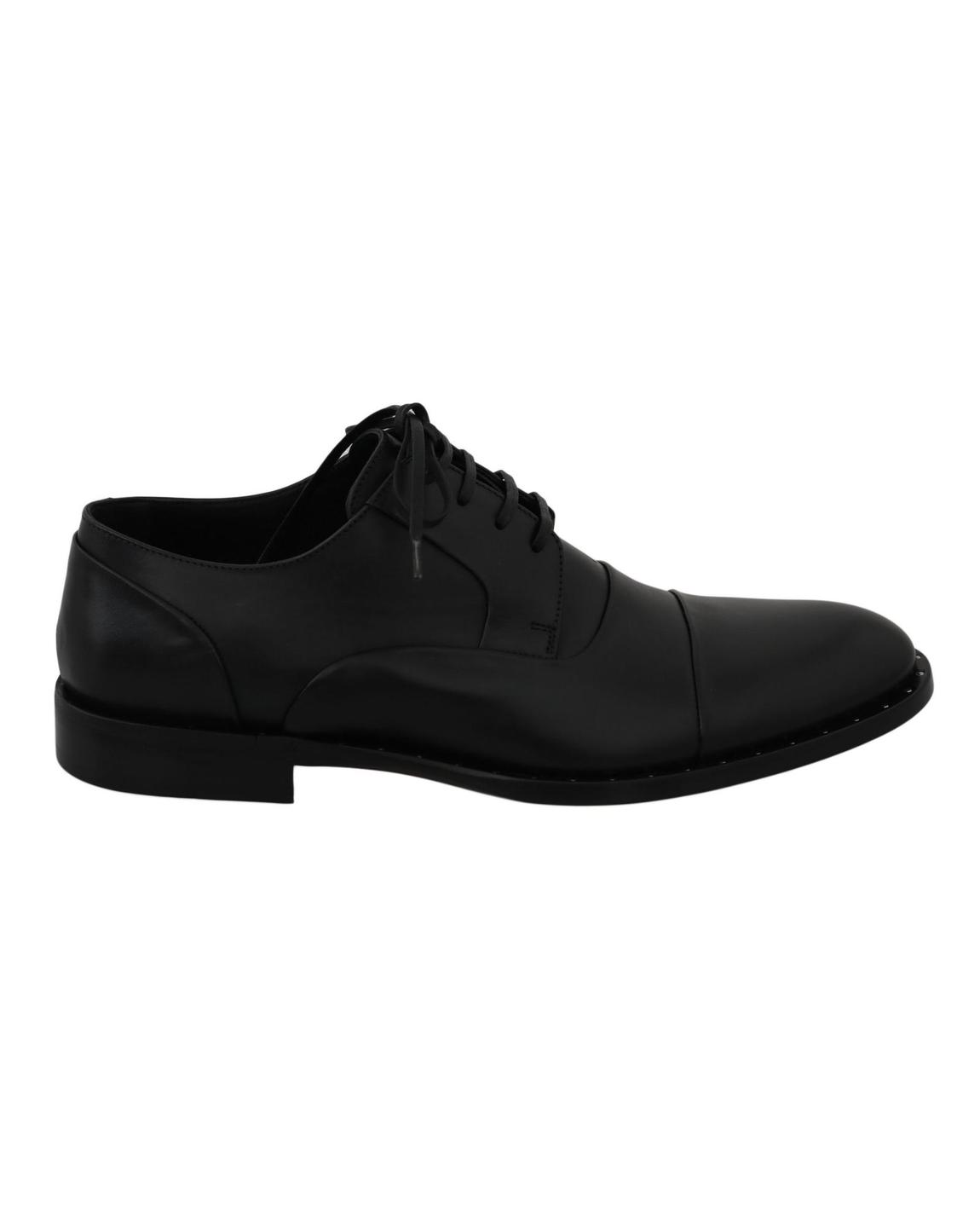 Leather Oxford Shoes Classic Style - Black Formal Shoes main product photo