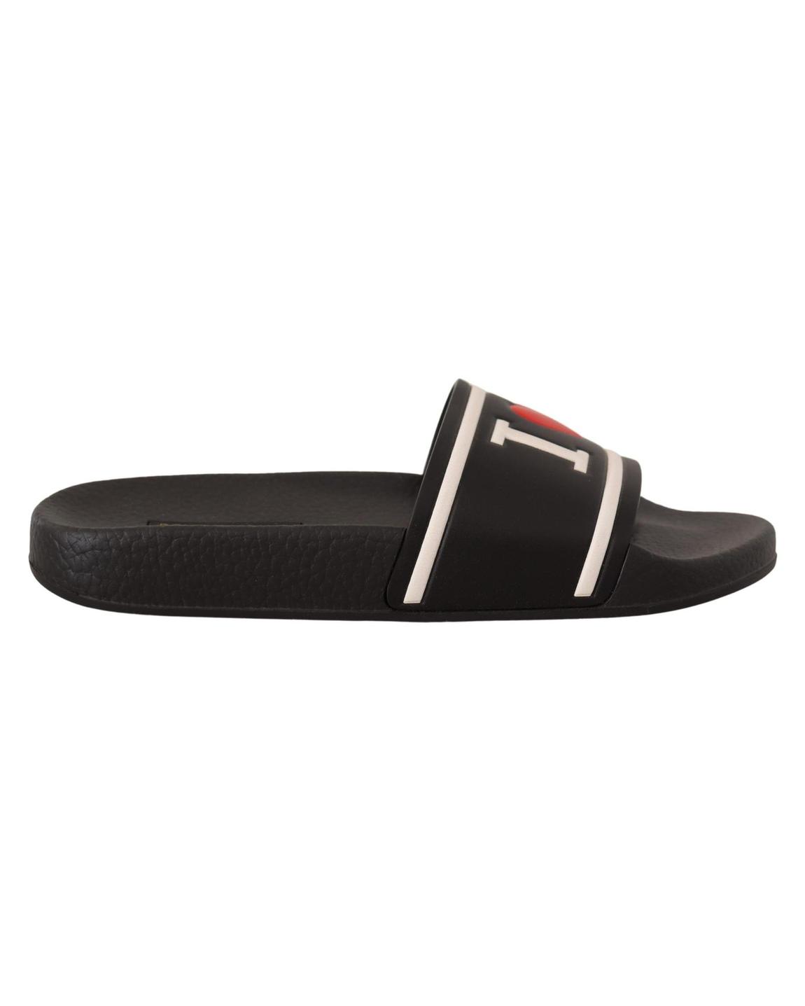 I Love Slides Black Slides Wo Sandals main product photo