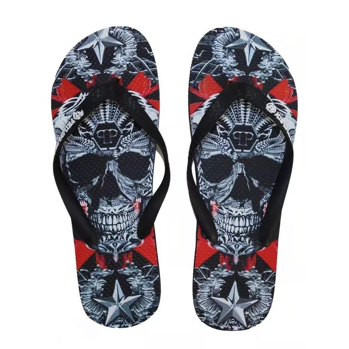 Summer Skull Flip Flops PH9652 Wo - Multicolor Sandals main product photo