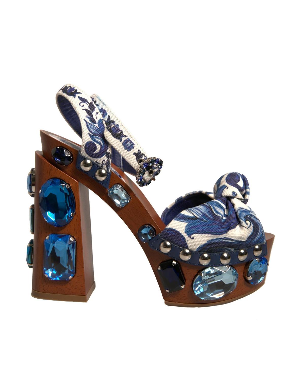 Platform Sandals Crystal Embellishts Wo - Multicolor main product photo