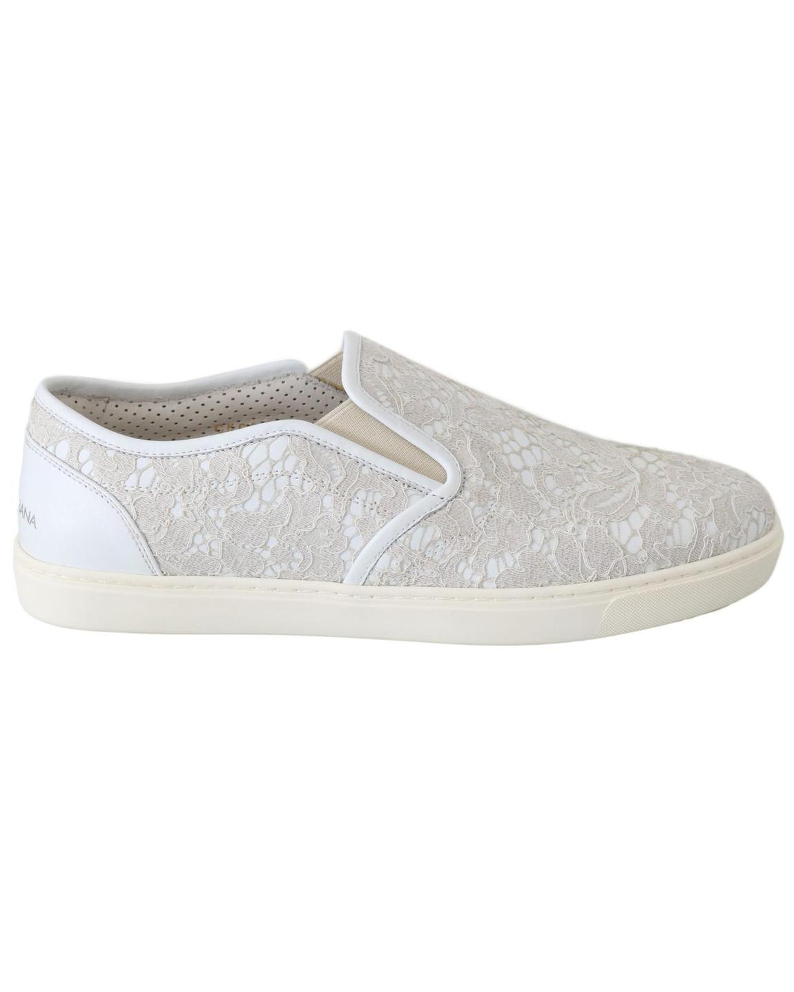 Lace Sneakers SlipOn Wo - White main product photo