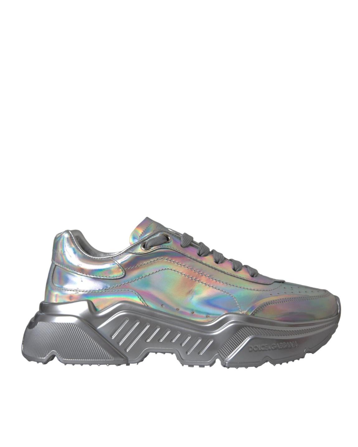 Portofino Sneakers Metallic Leather Wo - Silver main product photo