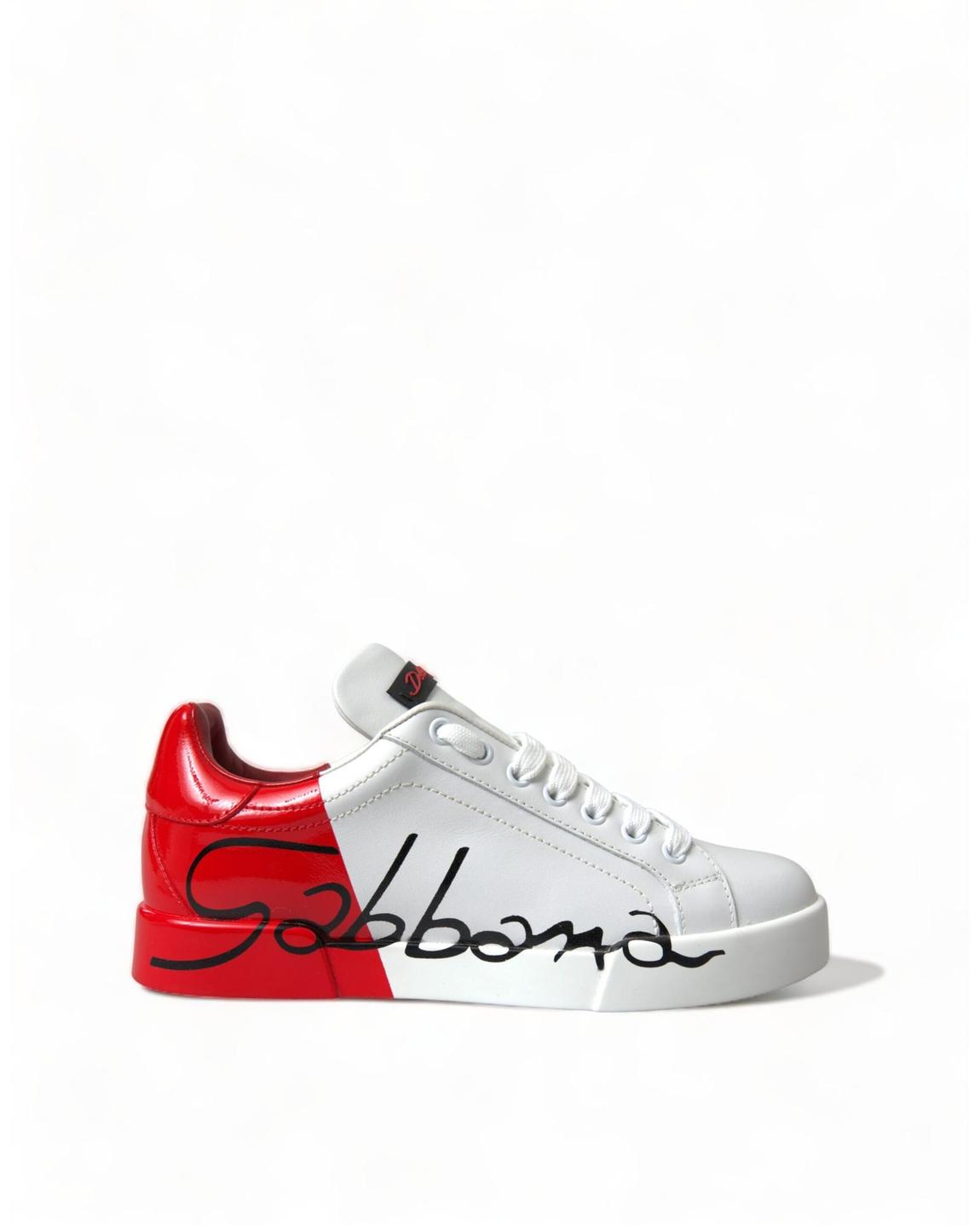 Portofino Sneakers Signatureprint leather - White main product photo