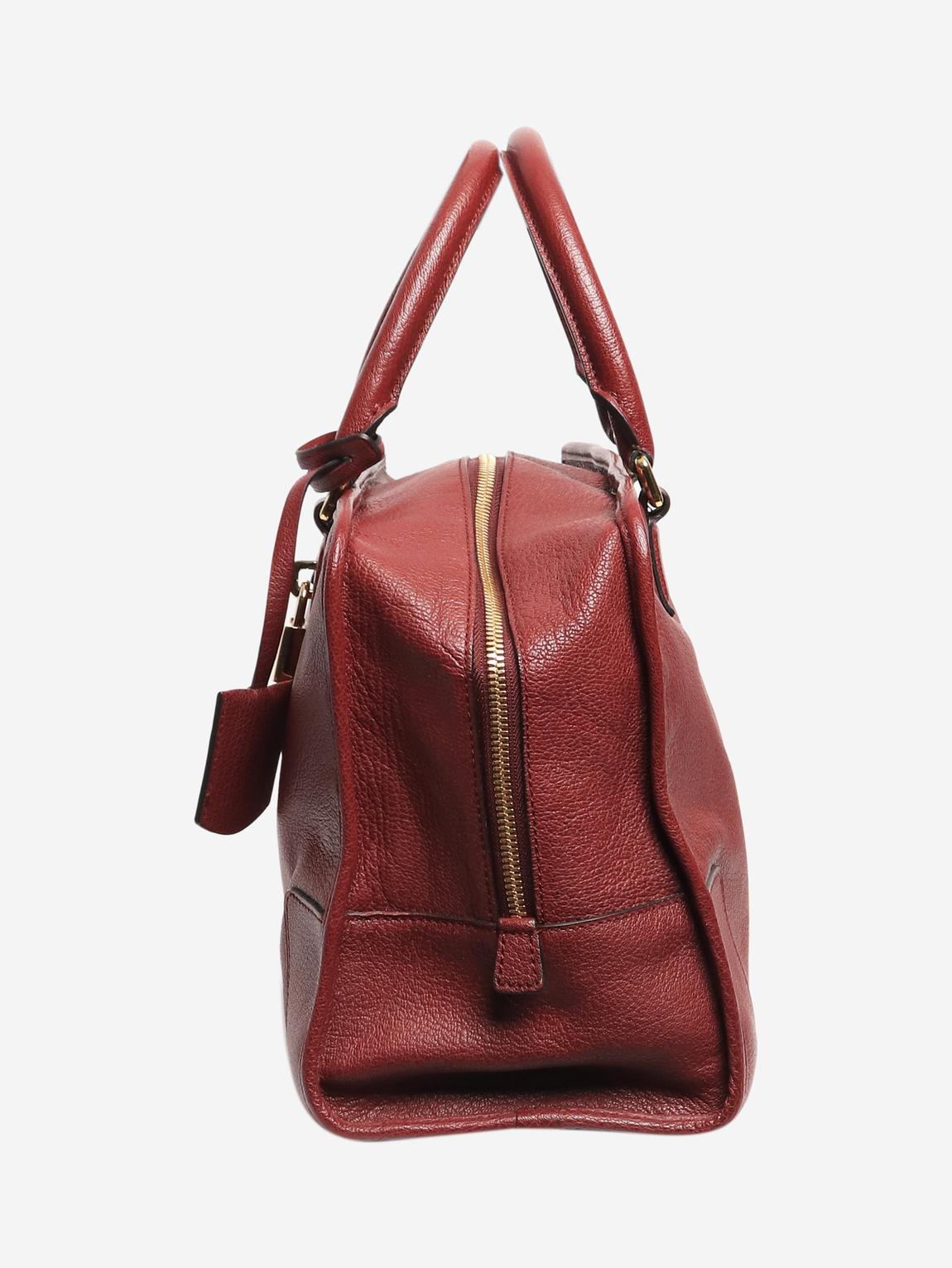 Maroon Amazona handbag main product photo