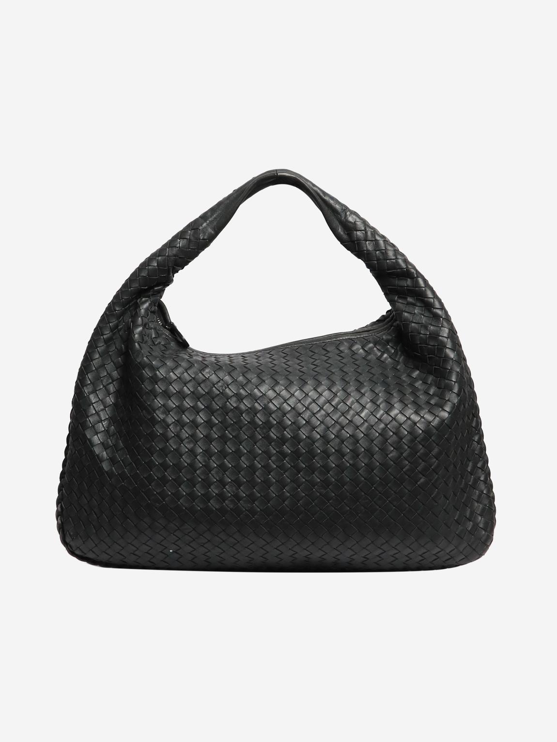 Black Intrecciato shoulder bag main product photo