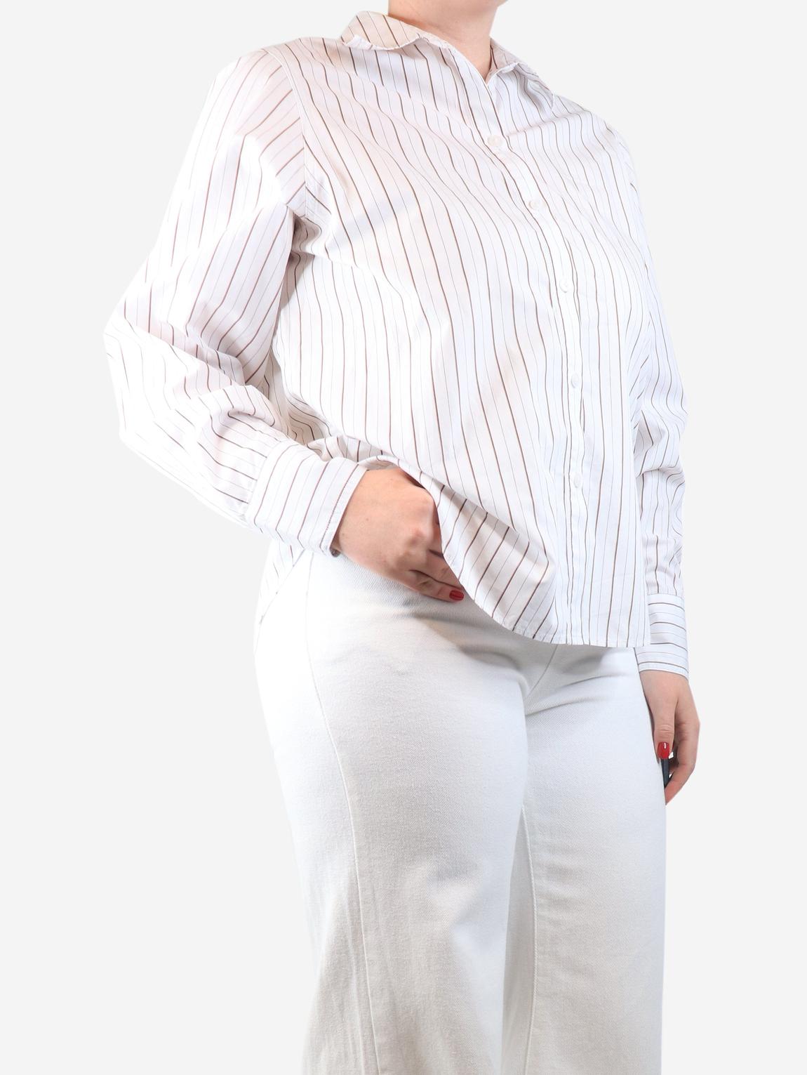 White striped shirt main product photo
