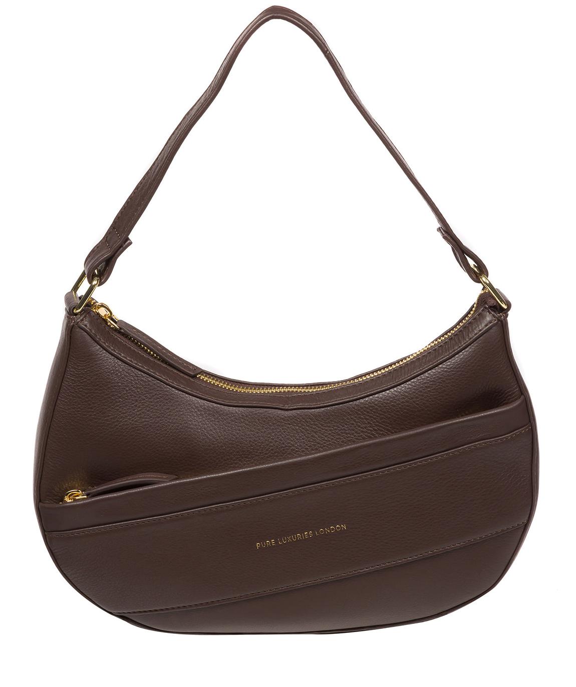 'Emma' Hot Fudge Nappa Leather Grab Bag main product photo
