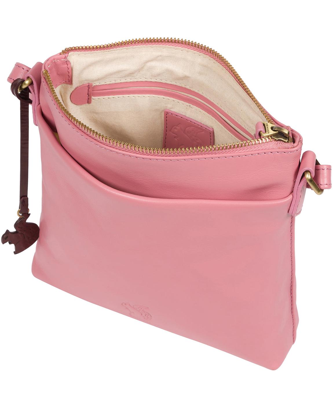 'Nikita' Blush Leather Cross Body Bag main product photo