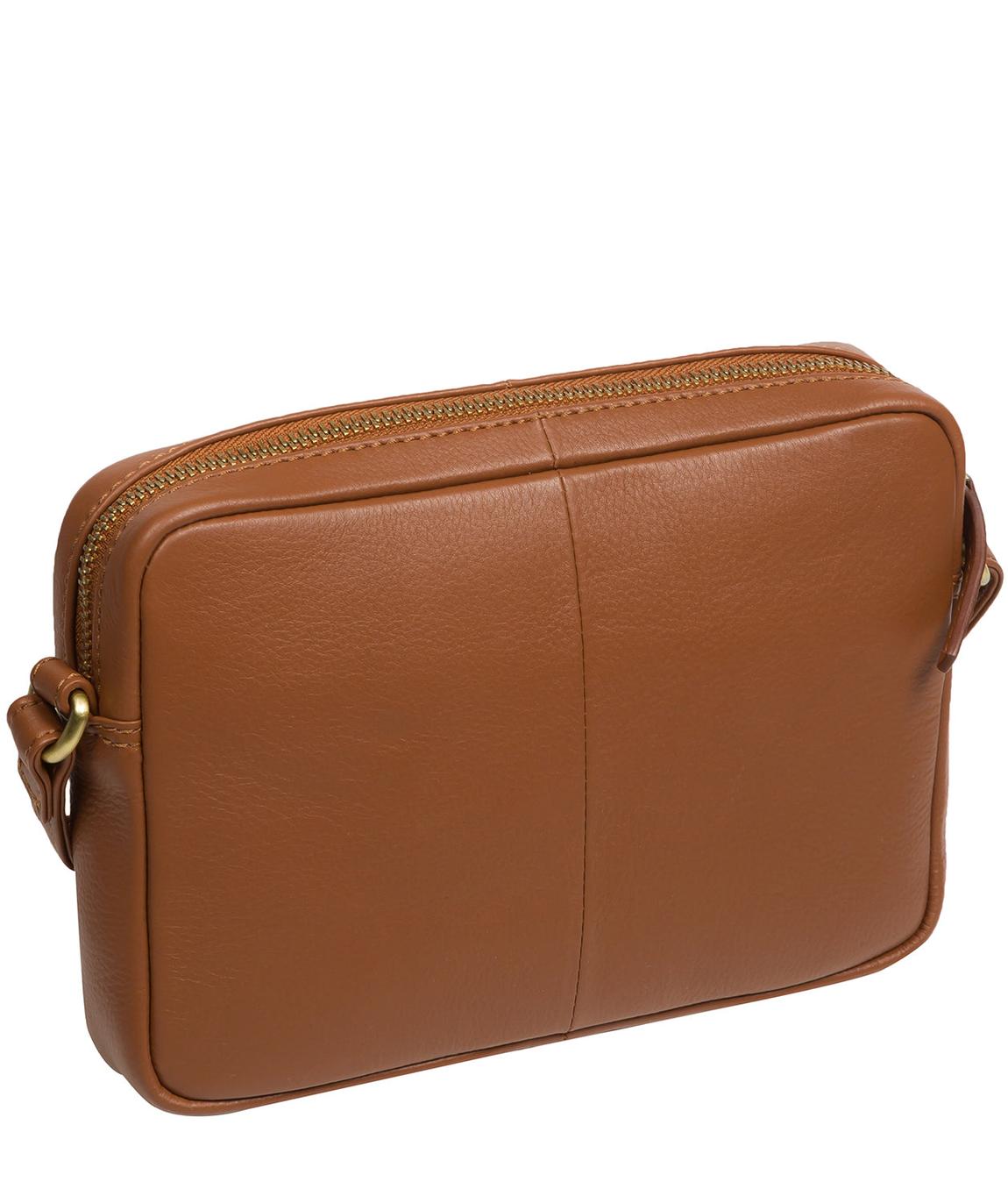 'Jodie' Tan Leather Cross Body Bag main product photo