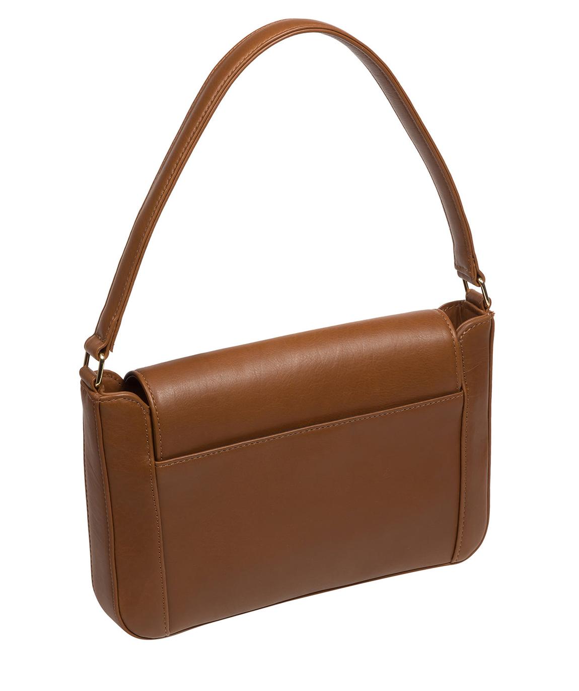 'Olivia' Chestnut Nappa Leather Evening Bag main product photo
