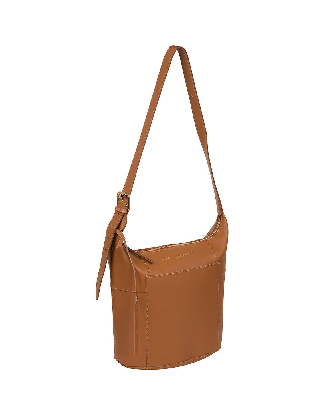 'Chichester' Saddle Tan Leather Shoulder Bag main product photo