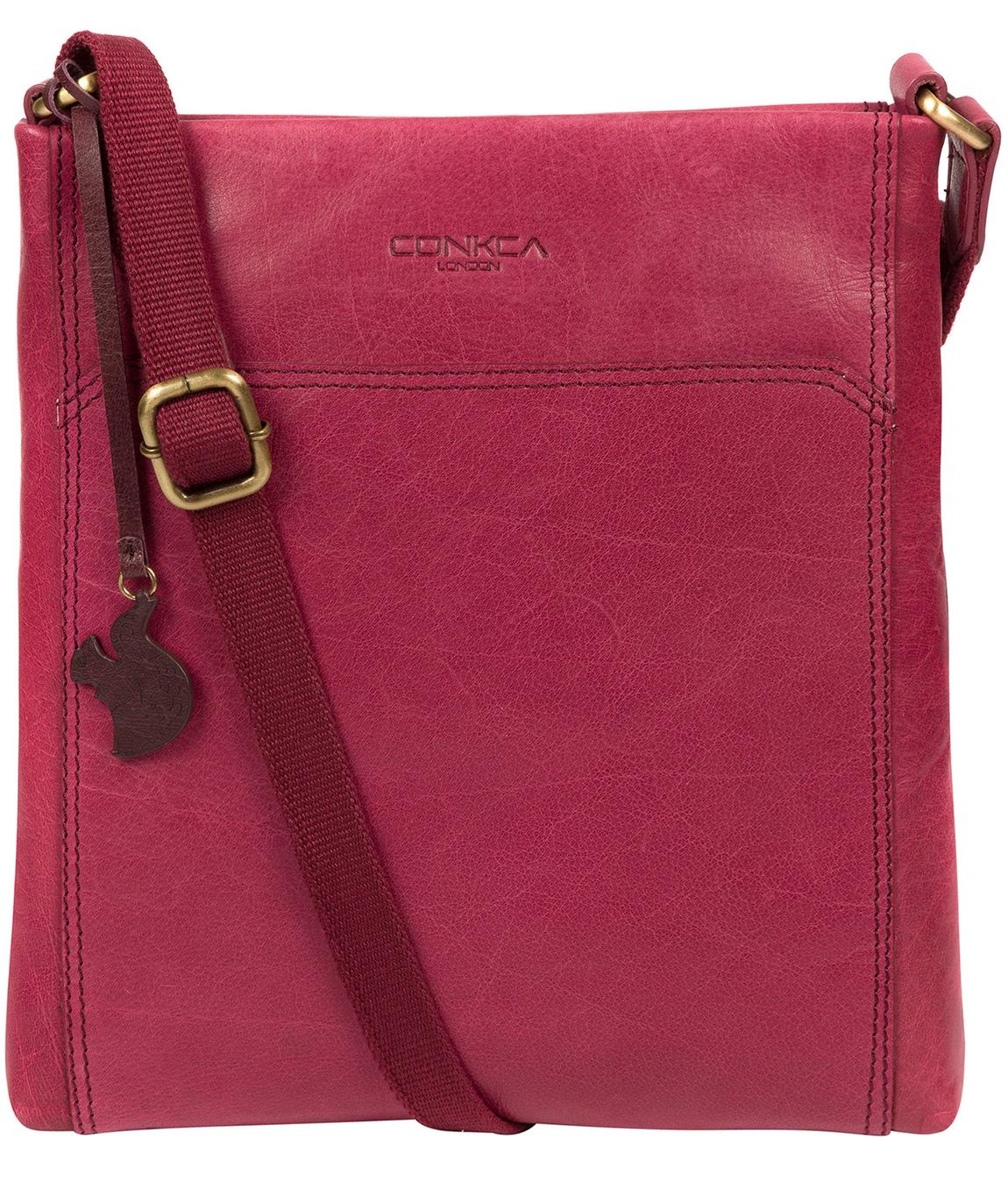 'Dink' Orchid Leather Cross Body Bag main product photo