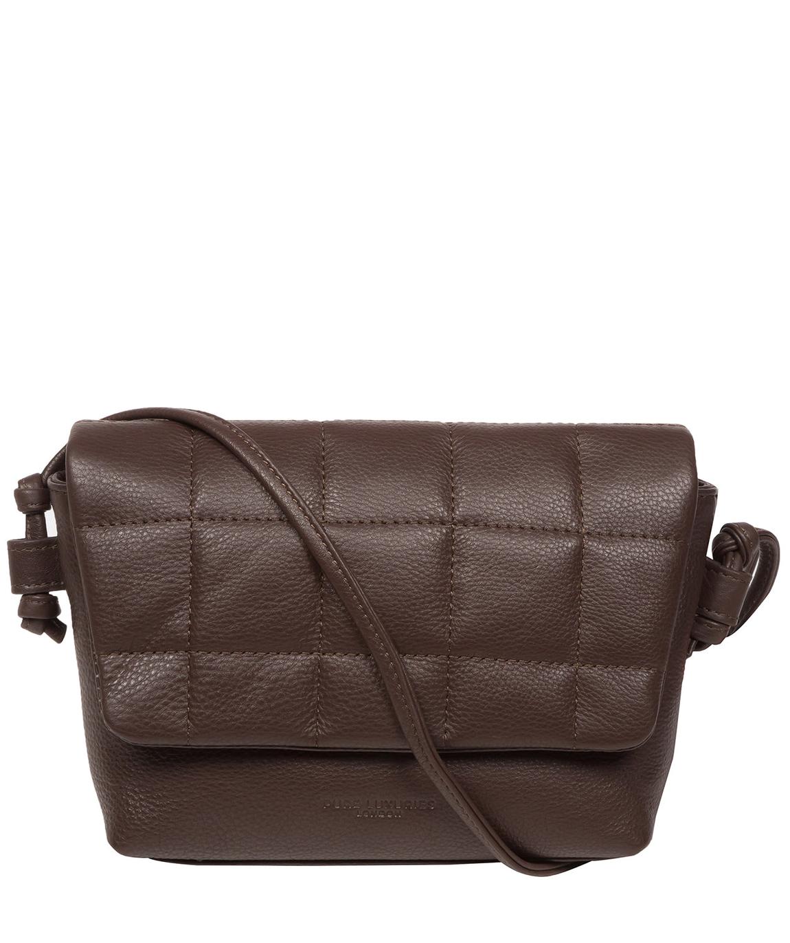 'Zoey' Hot Fudge Nappa Leather Cross Body Bag main product photo