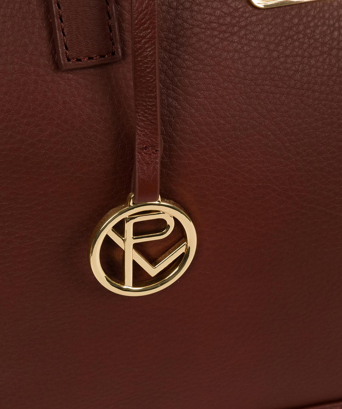 'Sophie' Chestnut Leather Tote Bag main product photo