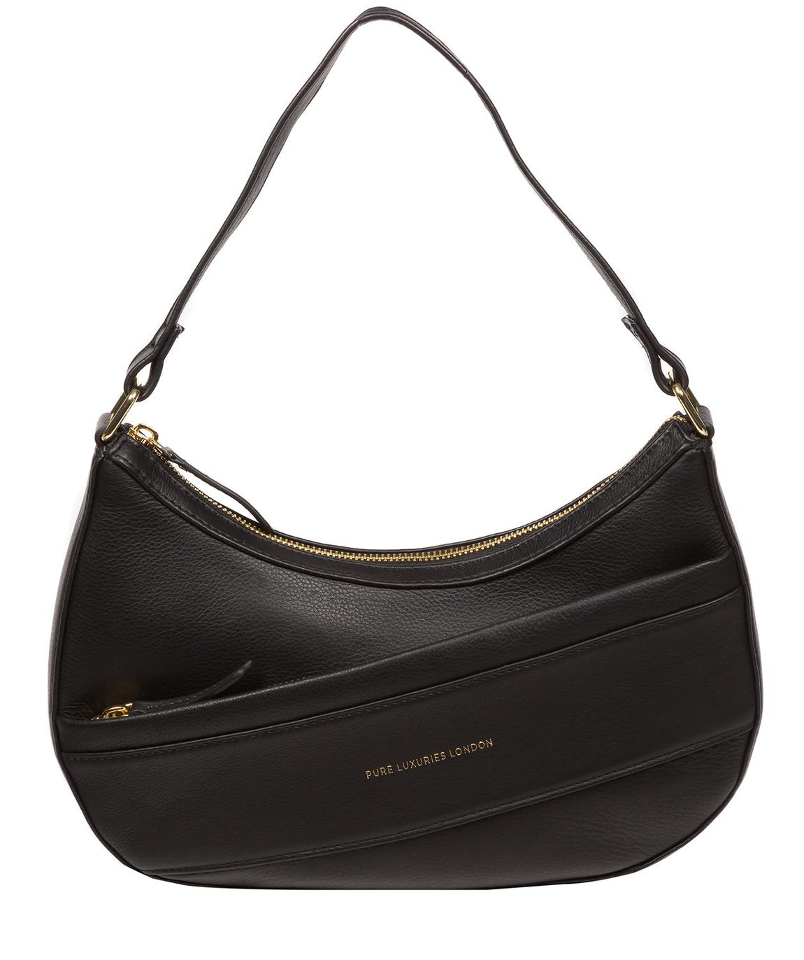 'Emma' Black Nappa Leather Grab Bag main product photo