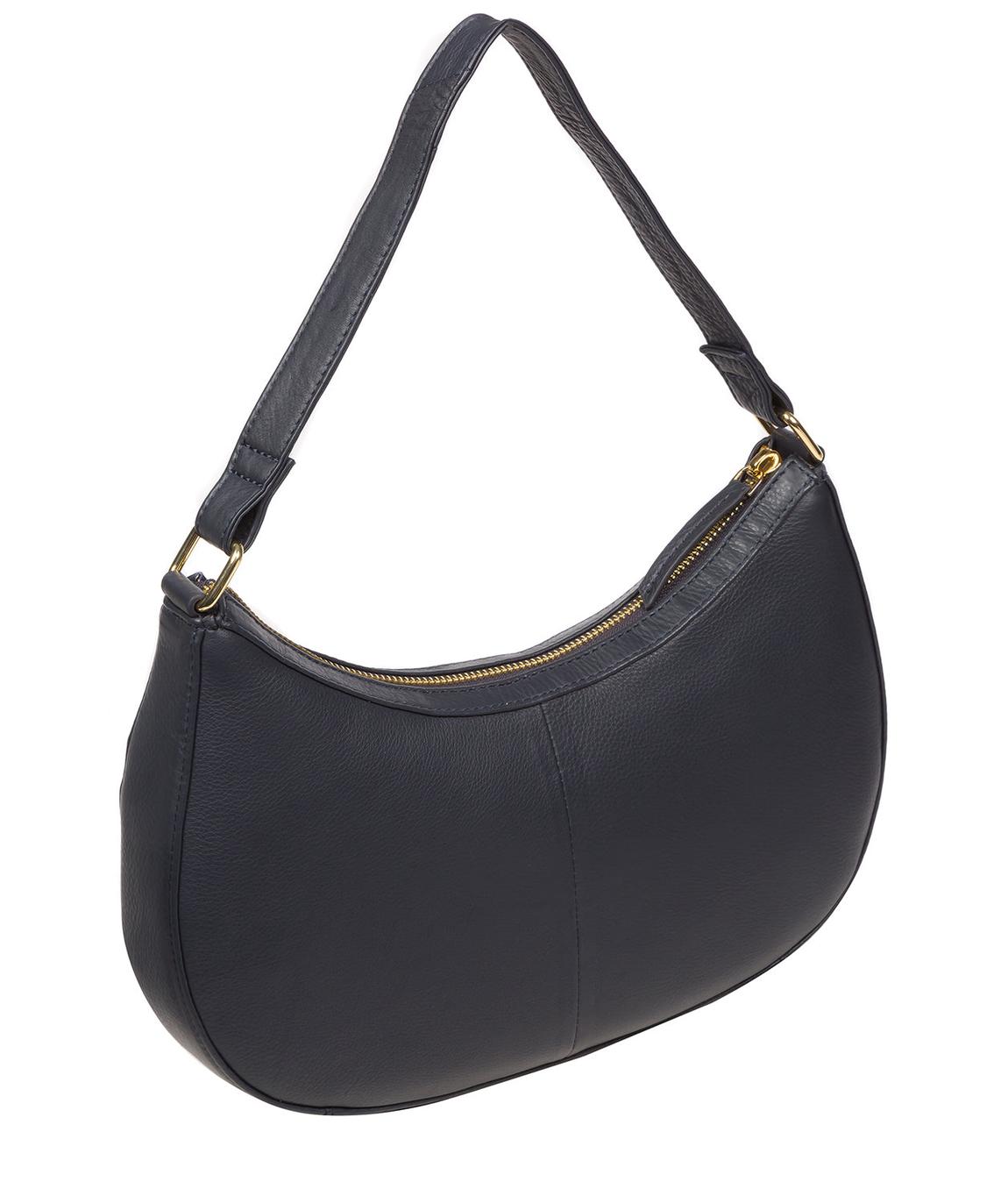 'Emma' Navy Nappa Leather Grab Bag main product photo