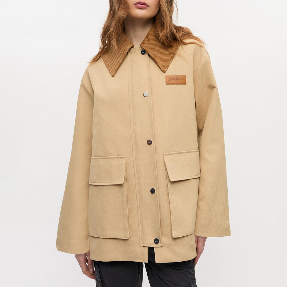 Camel Twill Midi Jacket main product photo
