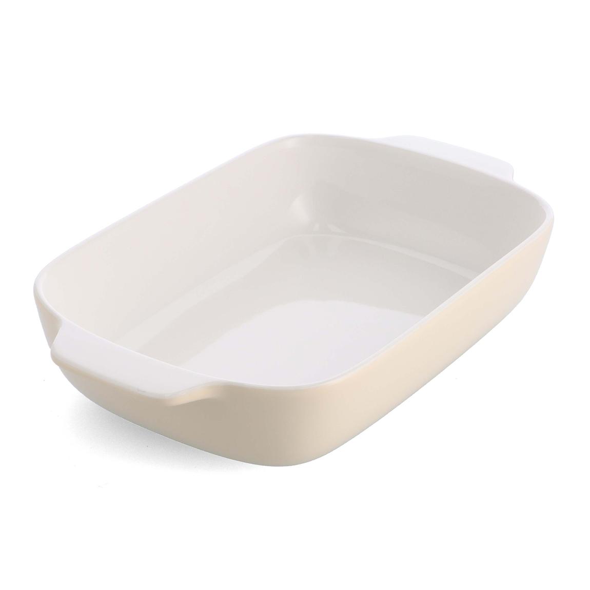 Almond Cream Large Stoneware Baker With Lid main product photo