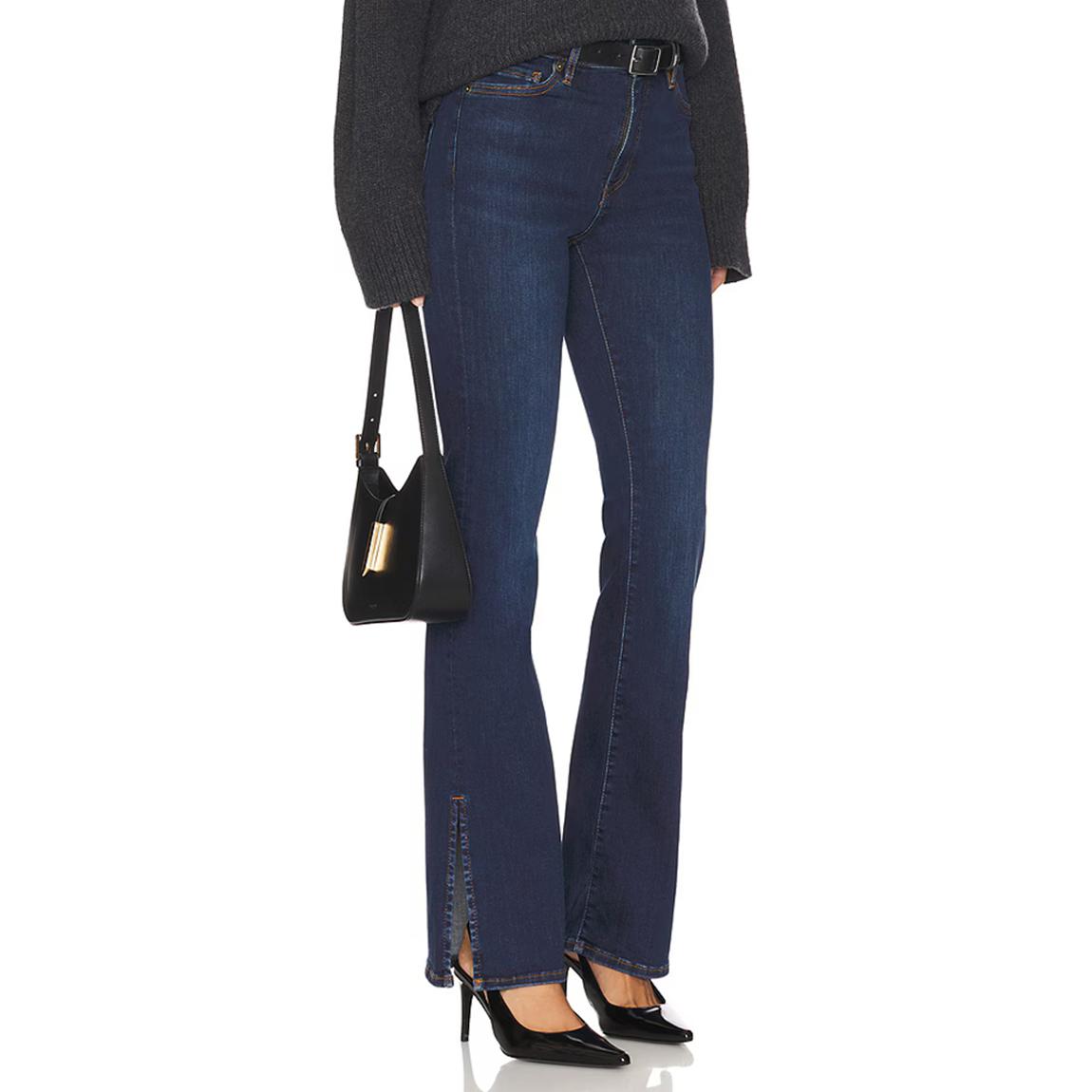 Blue Le Mini Boot Outseam Slit Jean main product photo