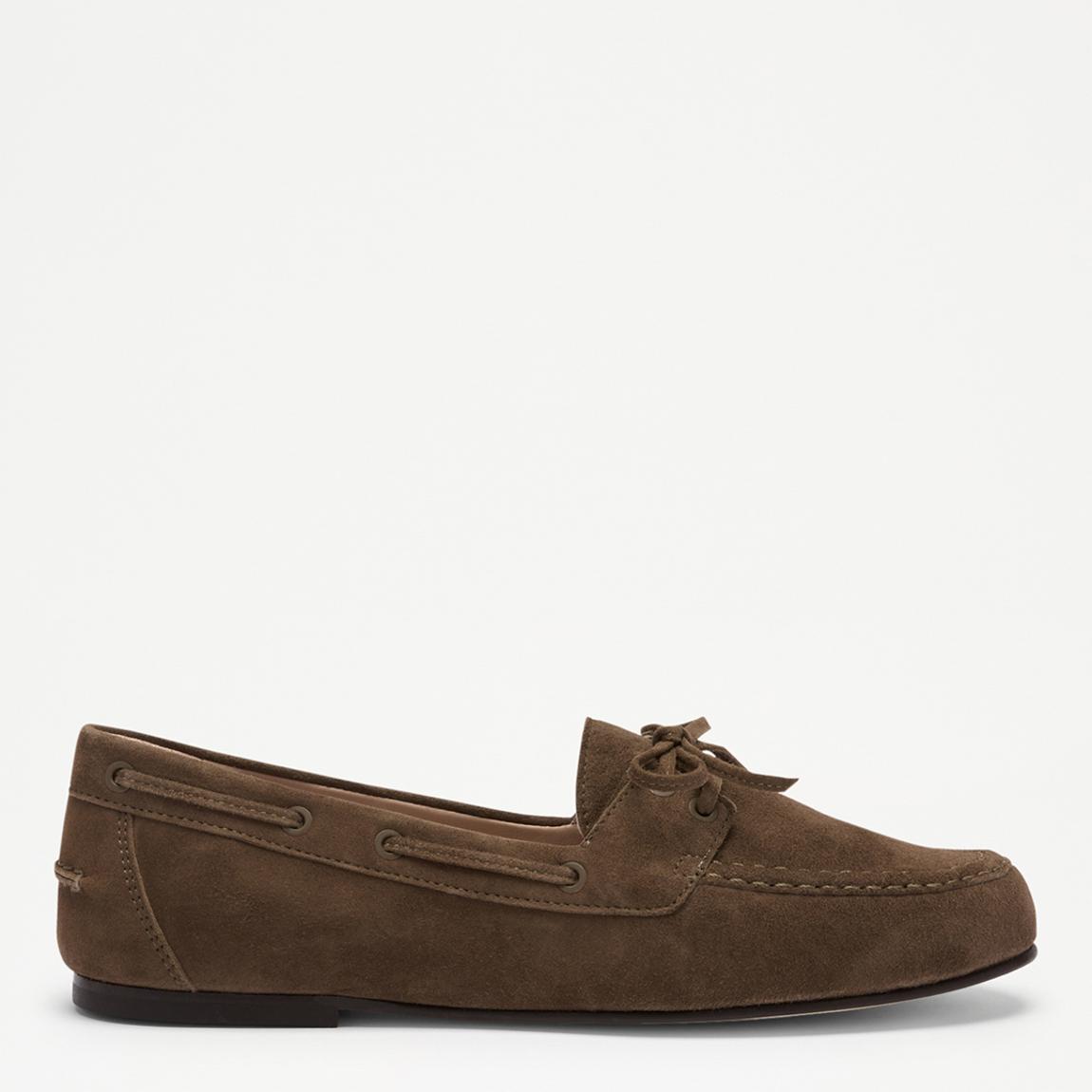 Women's Khaki Oasby Flat Shoe main product photo