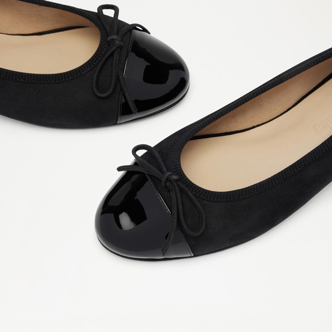 Women's Black Prima Ballet Flats main product photo