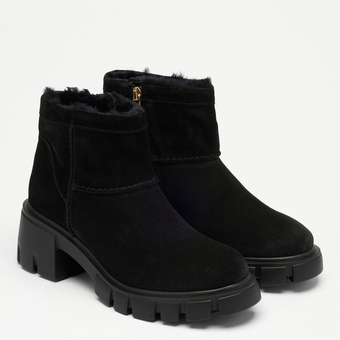 Women's Black Snug Ankle Boots main product photo