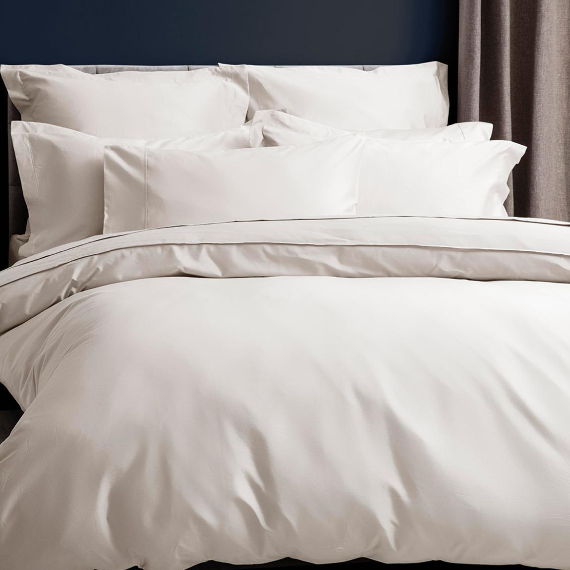 450 Thread Count 100% Pima Cotton Duvet Cover Emperor Ivory main product photo