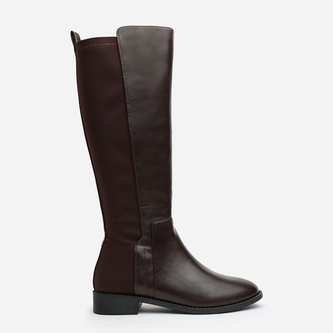 'Parker' Knee High Boots With Side Zip main product photo