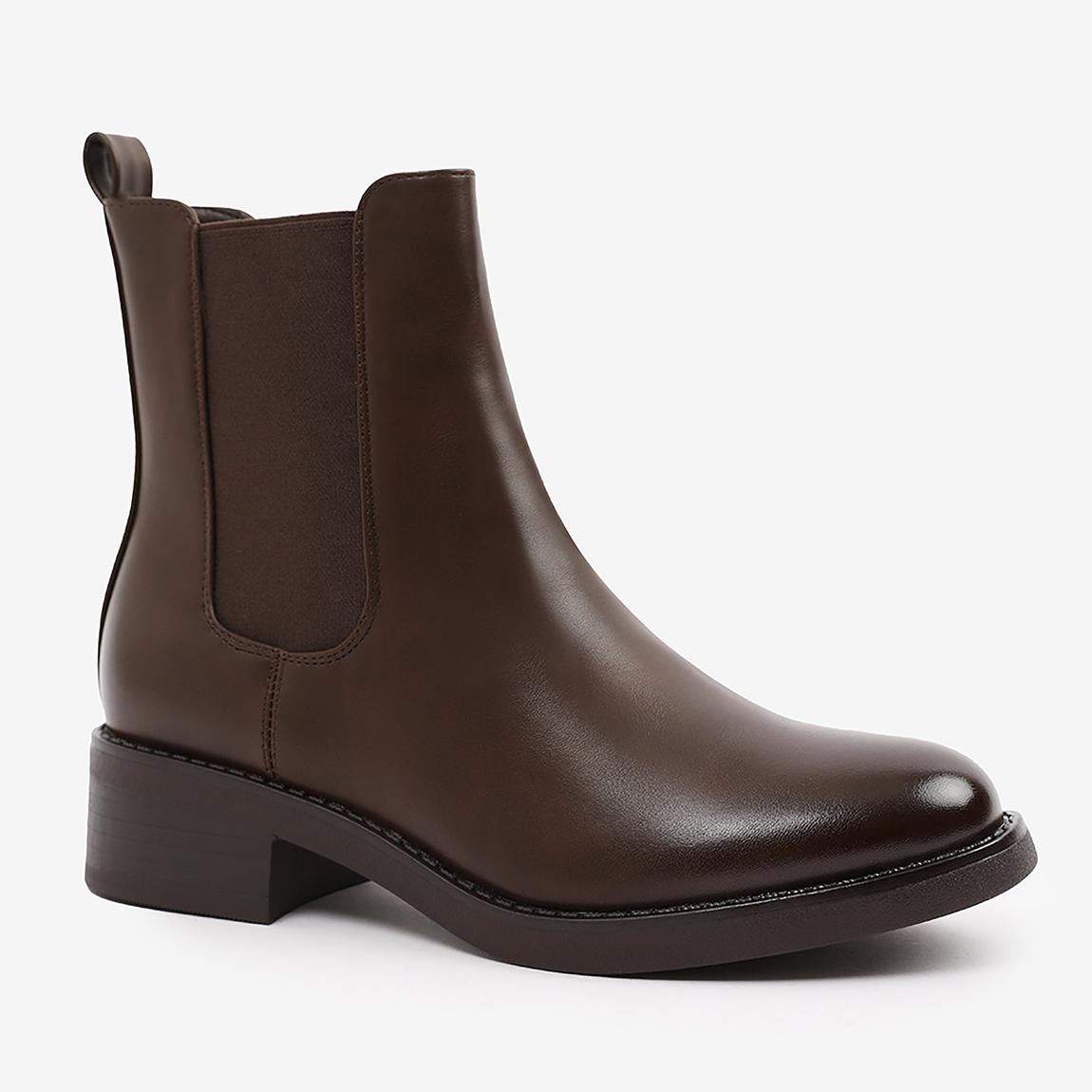 'Serna' Wide Fit Ankle Boot With Elastic Panel And Side Zip main product photo