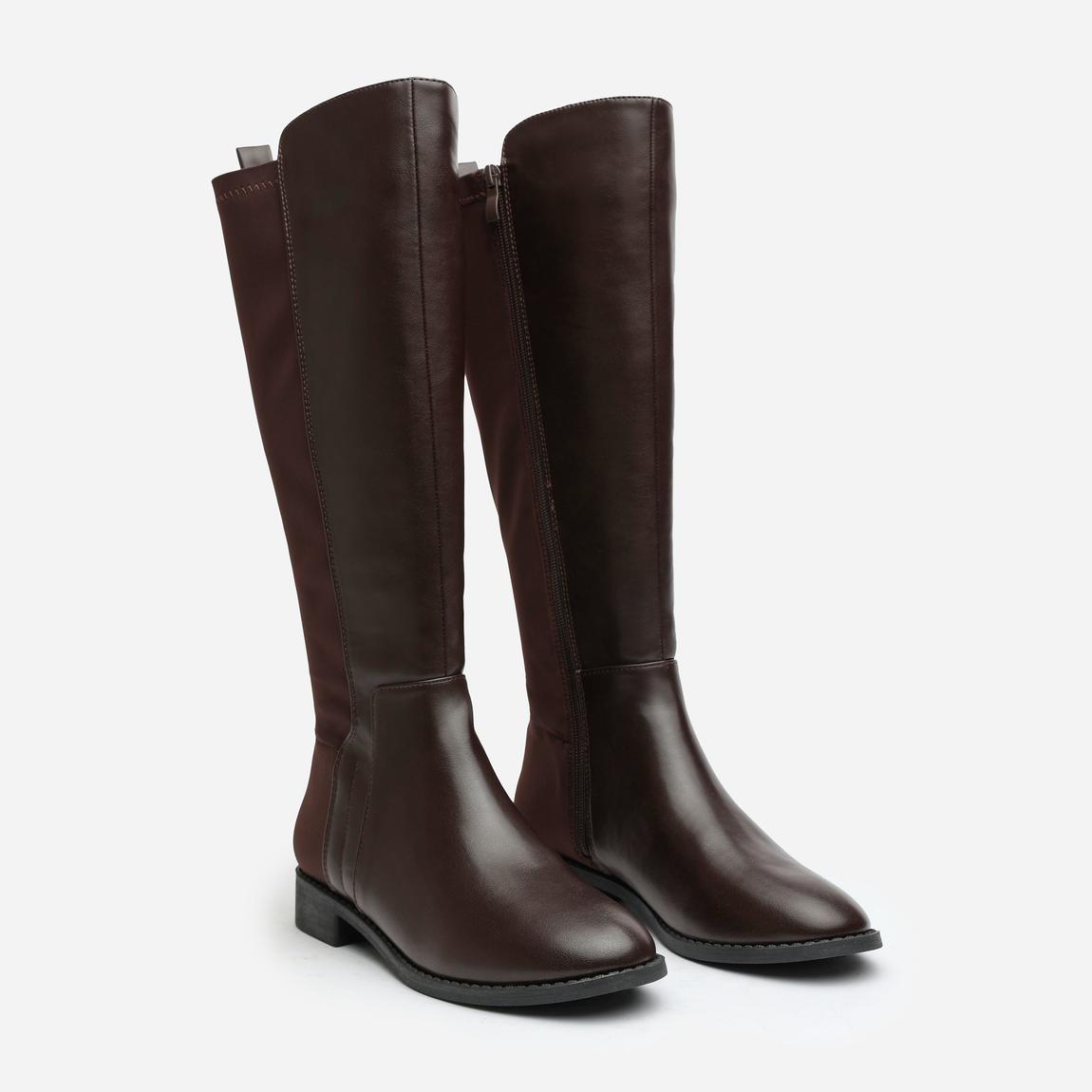 'Parker' Knee High Boots With Side Zip main product photo