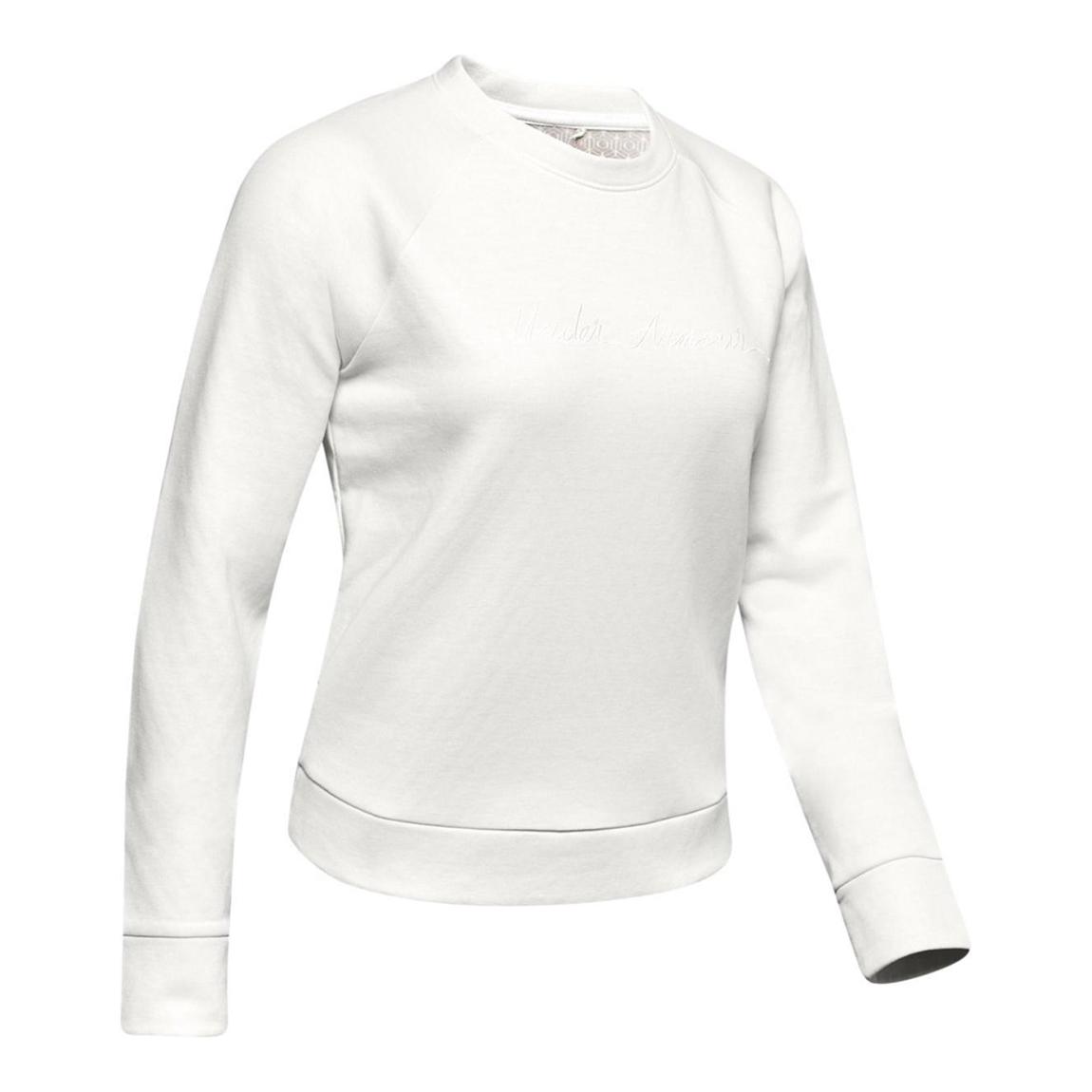 White Recovery Fleece Crewneck main product photo