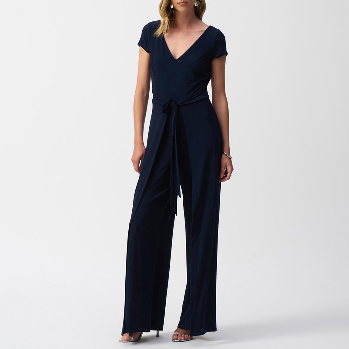 Black Tie Waist Jumpsuit main product photo