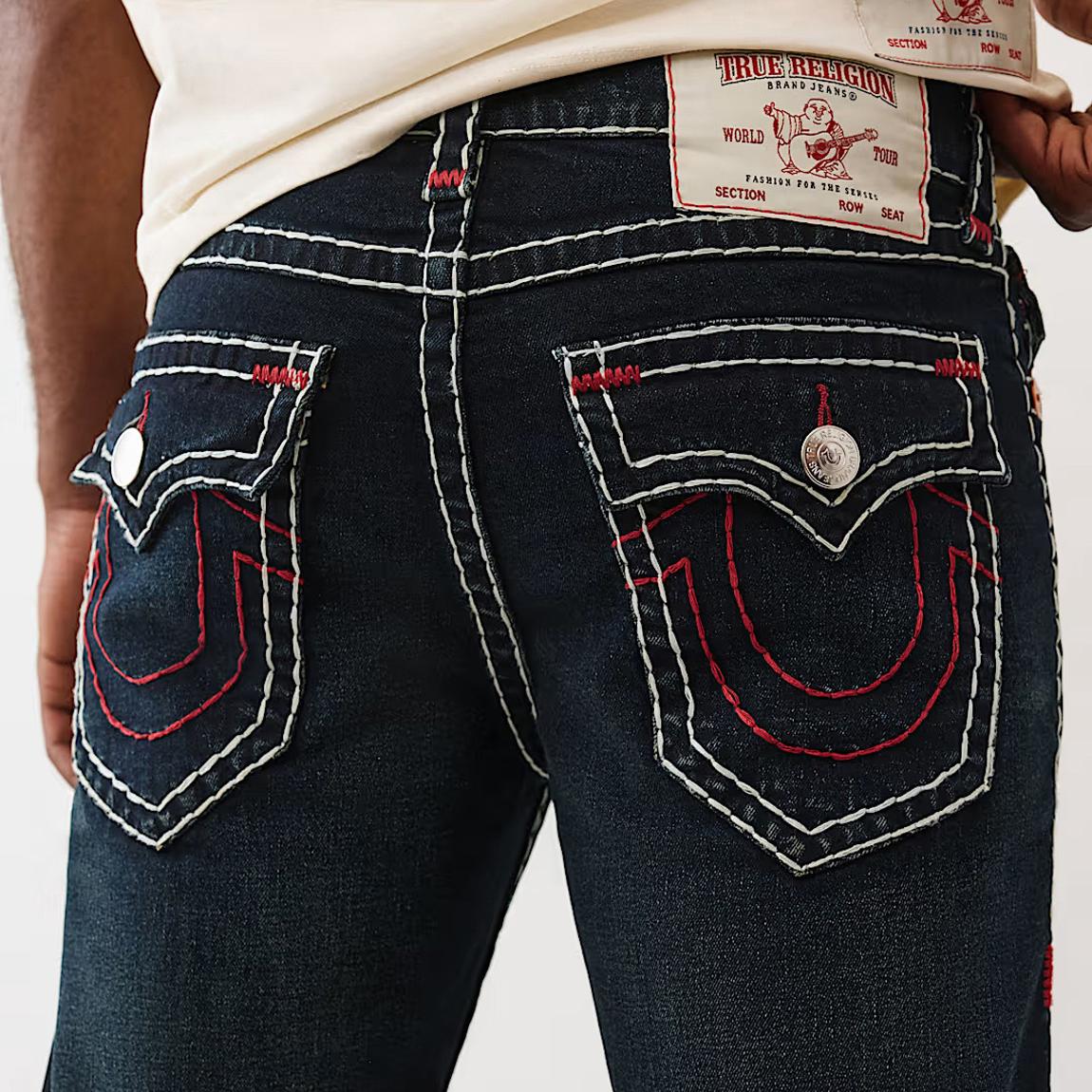 パンツ TRUE RELIGION BILLY SUPER T 30/33 True Religion Billy Super T Flap Jean | Oxygen Clothing