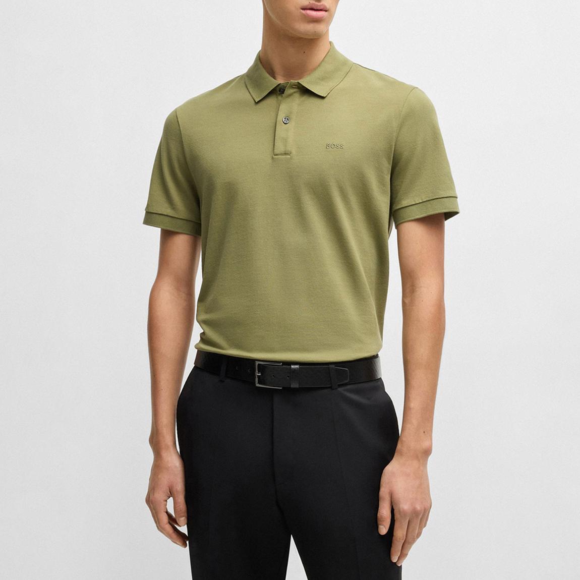 Khaki Pallas Polo Shirt main product photo