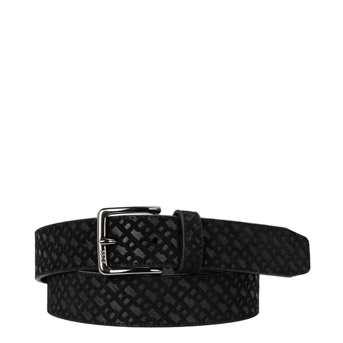 Black Ronnie Leather Belt main product photo